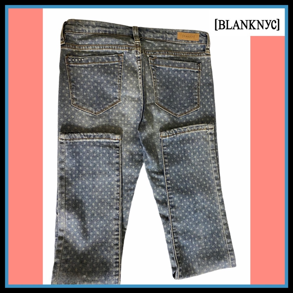 NWT BLANKNYC GIRLS POLKA DOT SKINNY JEANS SZ 14 - Picture 5 of 11